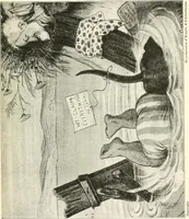 Picture 36 of 44 from Our political drama, conventions, campaigns, candidates (1904), leaf 156