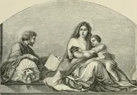 An illustration from An outline history of painting for young people and students (1883)