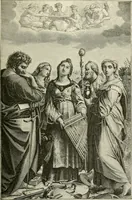 An illustration from An outline history of painting for young people and students (1883)