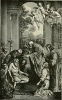 An illustration from An outline history of painting for young people and students (1883)