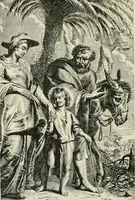 An illustration from An outline history of painting for young people and students (1883)