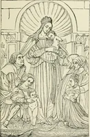 An illustration from An outline history of painting for young people and students (1883)
