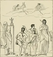 An illustration from An outline history of painting for young people and students (1883)