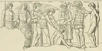 An illustration from An outline history of painting for young people and students (1883)