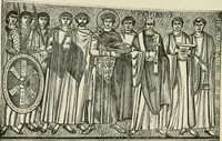 An illustration from An outline history of painting for young people and students (1883)