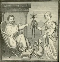 An illustration from An outline history of painting for young people and students (1883)