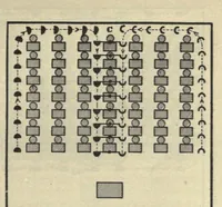 An illustration from An outline of physical education for primary and grammar schools, junior high schools, and high schools (1917)