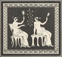 Picture 33 of 64 from Outlines from the figures and compositions upon the Greek, Roman, and Etruscan vases of the late Sir William Hamilton; with engraved borders (1804), leaf 108