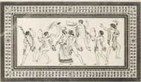An illustration from Outlines from the figures and compositions upon the Greek, Roman, and Etruscan vases of the late Sir William Hamilton; with engraved borders (1804)