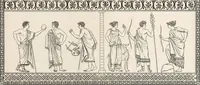 An illustration from Outlines from the figures and compositions upon the Greek, Roman, and Etruscan vases of the late Sir William Hamilton; with engraved borders (1804)