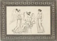 Picture 47 of 64 from Outlines from the figures and compositions upon the Greek, Roman, and Etruscan vases of the late Sir William Hamilton; with engraved borders (1804), leaf 147