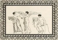 An illustration from Outlines from the figures and compositions upon the Greek, Roman, and Etruscan vases of the late Sir William Hamilton; with engraved borders (1804)