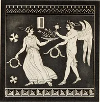 An illustration from Outlines from the figures and compositions upon the Greek, Roman, and Etruscan vases of the late Sir William Hamilton; with engraved borders (1804)