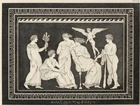 Picture 55 of 64 from Outlines from the figures and compositions upon the Greek, Roman, and Etruscan vases of the late Sir William Hamilton; with engraved borders (1804), leaf 169