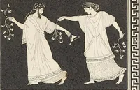 An illustration from Outlines from the figures and compositions upon the Greek, Roman, and Etruscan vases of the late Sir William Hamilton; with engraved borders (1804)