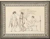 An illustration from Outlines from the figures and compositions upon the Greek, Roman, and Etruscan vases of the late Sir William Hamilton; with engraved borders (1804)