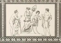 An illustration from Outlines from the figures and compositions upon the Greek, Roman, and Etruscan vases of the late Sir William Hamilton; with engraved borders (1804)