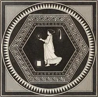An illustration from Outlines from the figures and compositions upon the Greek, Roman, and Etruscan vases of the late Sir William Hamilton; with engraved borders (1804)