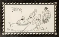 An illustration from Outlines from the figures and compositions upon the Greek, Roman, and Etruscan vases of the late Sir William Hamilton; with engraved borders (1804)