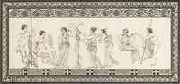 Picture 28 of 64 from Outlines from the figures and compositions upon the Greek, Roman, and Etruscan vases of the late Sir William Hamilton; with engraved borders (1804), leaf 94