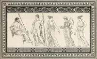 Picture 29 of 64 from Outlines from the figures and compositions upon the Greek, Roman, and Etruscan vases of the late Sir William Hamilton; with engraved borders (1804), leaf 96