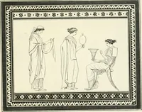 Picture 37 of 65 from Outlines from the figures and compositions upon the Greek, Roman, and Etruscan vases of the late Sir William Hamilton with engraved borders (1804), leaf 120