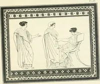 An illustration from Outlines from the figures and compositions upon the Greek, Roman, and Etruscan vases of the late Sir William Hamilton with engraved borders (1804)