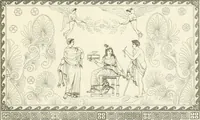 An illustration from Outlines from the figures and compositions upon the Greek, Roman, and Etruscan vases of the late Sir William Hamilton with engraved borders (1804)