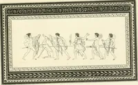 An illustration from Outlines from the figures and compositions upon the Greek, Roman, and Etruscan vases of the late Sir William Hamilton with engraved borders (1804)