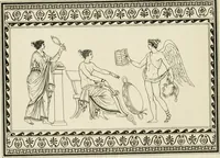 Picture 47 of 65 from Outlines from the figures and compositions upon the Greek, Roman, and Etruscan vases of the late Sir William Hamilton with engraved borders (1804), leaf 147