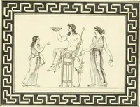 Picture 62 of 65 from Outlines from the figures and compositions upon the Greek, Roman, and Etruscan vases of the late Sir William Hamilton with engraved borders (1804), leaf 190