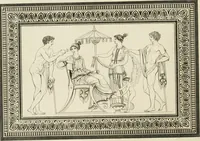 Picture 63 of 65 from Outlines from the figures and compositions upon the Greek, Roman, and Etruscan vases of the late Sir William Hamilton with engraved borders (1804), leaf 193