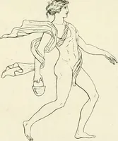 An illustration from Outlines from the figures and compositions upon the Greek, Roman, and Etruscan vases of the late Sir William Hamilton with engraved borders (1804)