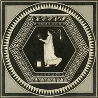 An illustration from Outlines from the figures and compositions upon the Greek, Roman, and Etruscan vases of the late Sir William Hamilton with engraved borders (1804)