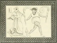 An illustration from Outlines from the figures and compositions upon the Greek, Roman, and Etruscan vases of the late Sir William Hamilton with engraved borders (1804)