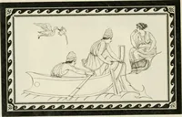 An illustration from Outlines from the figures and compositions upon the Greek, Roman, and Etruscan vases of the late Sir William Hamilton with engraved borders (1804)