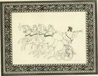 An illustration from Outlines from the figures and compositions upon the Greek, Roman, and Etruscan vases of the late Sir William Hamilton with engraved borders (1804)
