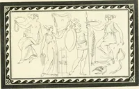 Picture 23 of 65 from Outlines from the figures and compositions upon the Greek, Roman, and Etruscan vases of the late Sir William Hamilton with engraved borders (1804), leaf 86