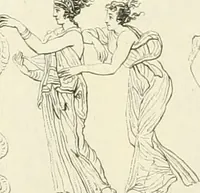 An illustration from Outlines from the figures and compositions upon the Greek, Roman, and Etruscan vases of the late Sir William Hamilton with engraved borders (1804)