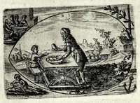 An illustration from Ova Paschalia sacro emblemate inscripta descriptaq[ue] (1635)