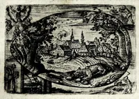 An illustration from Ova Paschalia sacro emblemate inscripta descriptaq[ue] (1635)