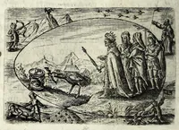 An illustration from Ova Paschalia sacro emblemate inscripta descriptaq[ue] (1635)