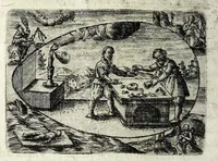 An illustration from Ova Paschalia sacro emblemate inscripta descriptaq[ue] (1635)