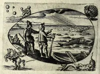 An illustration from Ova Paschalia sacro emblemate inscripta descriptaq[ue] (1635)