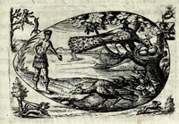 An illustration from Ova Paschalia sacro emblemate inscripta descriptaq[ue] (1635)