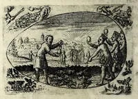 An illustration from Ova Paschalia sacro emblemate inscripta descriptaq[ue] (1635)