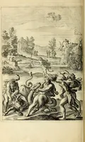 An illustration from Ovid's Metamorphosis : Englished, mythologiz'd, and represented in figures. An essay to the translation of Virgil's Æneis (1632)