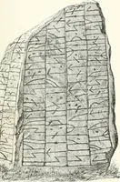 Picture 42 of 91 from De danske runemindesmaerker, forklarede (1864), leaf 110