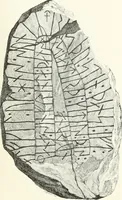 An illustration from De danske runemindesmaerker, forklarede (1864)