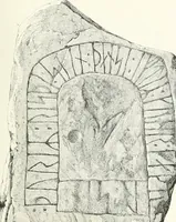 An illustration from De danske runemindesmaerker, forklarede (1864)